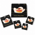 Cake star Podložka pod minidezert FLOWER bílá 6,5 × 6,5 cm 100ks