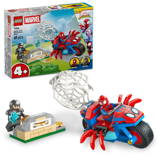 LEGO LEGO®│Marvel 11206 Spidey na motorce vs. Rhino