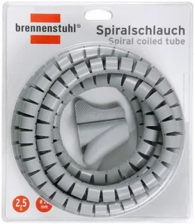 Brennenstuhl Spirální hadice na kabely šedá / Spirální hadice / O 20 mm / 2,5 m (1164360)