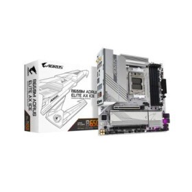GIGABYTE MB Sc AM5 B650M AORUS ELITE AX ICE, AMD B650, 4xDDR5, 1xDP, 1xHDMI, WI-FI, mATX EDF_524868