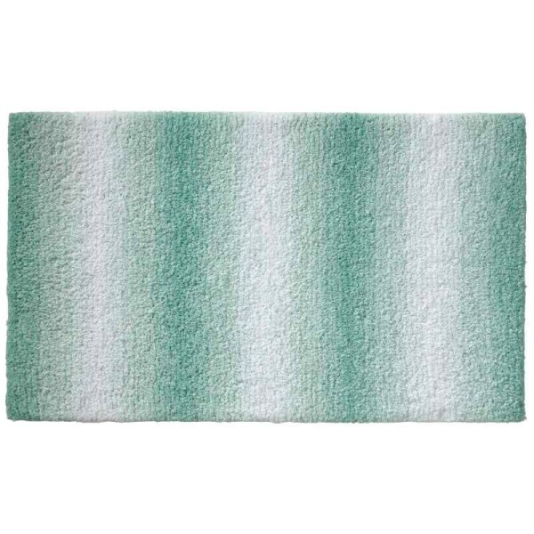 KELA Koupelnová předložka Ombre 65x55 cm polyester nefritově zelená KL-23560