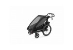 THULE CHARIOT SPORT 1 MIDNIGHT BLACK 2021 - Zdarma dopravné! (Nástupce legendárního vozíku Chariot CX. Špičkový vozík za kolo a kočárek pro běh a procházky. )