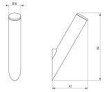 DEANTE - Silia broušené zlato - Háček, nástěnný ADI_R111