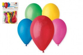 Balonek/Balonky nafukovací 10&quot; 10cm 15ks v sáčku karneval