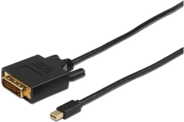 MicroConnect Kabel Mini DisplayPort 1.2 (M) - DVI-D Dual-Link (24+1) (M) 2m černá / 1920x1080 @ 60Hz (MDPDVI2B)