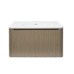 Koupelnová skříňka s umyvadlem Naturel Austen 79x47,5x45 cm light pine mat AUSTEN80LP AUSTEN80LP