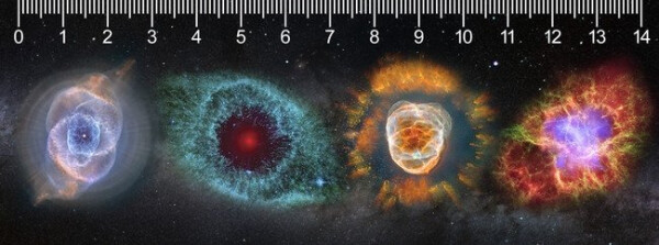 Pravítko 3D Deep Galaxies