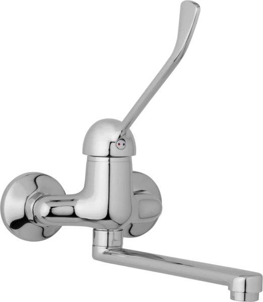 JB Sanitary Nástěnná dřezová a umyvadlová baterie SLIM, rozteč 100 mm, s lékařskou pákou A20 30 00