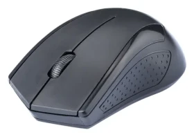 C-TECH WLM-07 černá / Bezdrátová optická myš / 1200 DPI / 3 tlačítka / USB nano receiver / 2x AAA (WLM-07)