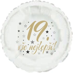 19. narozeniny balónek kruh Balonky.cz 19. narozeniny balónek kruh Balonky.cz