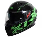 Helma na moto Xrc Drod black/green - 2Xl / černá