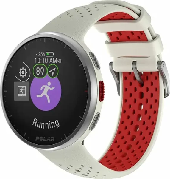 Polar Pacer Pro bílo-červená S-L / Chytré hodinky (PACER PRO WHI/RED)