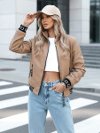 HERA FashionStreet béžový dámský bomber TY3764 M
