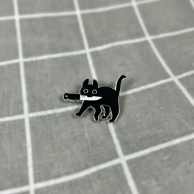 Pinarna.cz Černá kočička s nožem