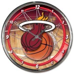 Hodiny Miami Heat NBA WinCraft Chrome