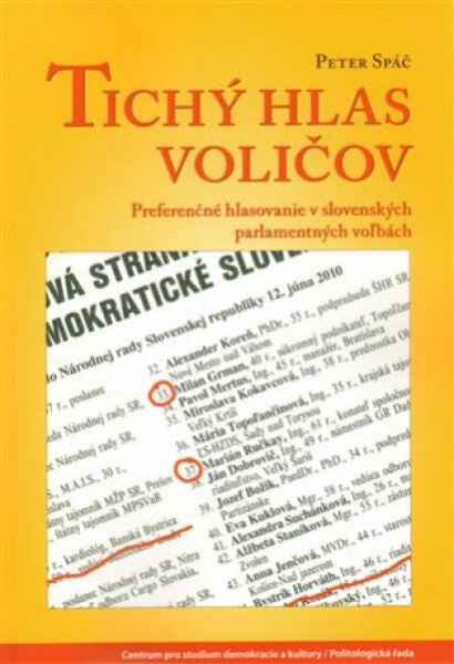 Tichý hlas voličov - Peter Spáč