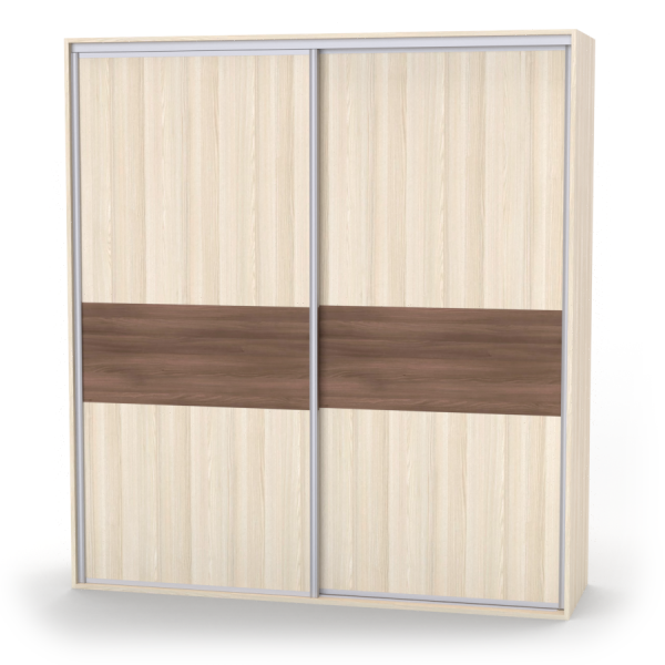 Nábytek Mikulík Skříň ONYX 3 - dveře dělené (š 120-200 cm/v 220 cm) ROZMĚR: (š/v/h) 200 x 220 x 60 cm