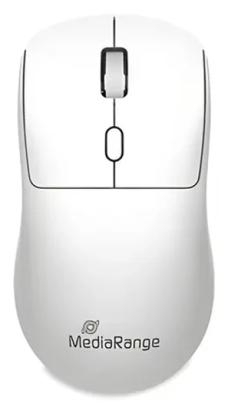 MediaRange MROS257 bílá / Bezdrátová optická myš / 1600 DPI / 2.4 GHz / 4 tlačítka (MROS257)