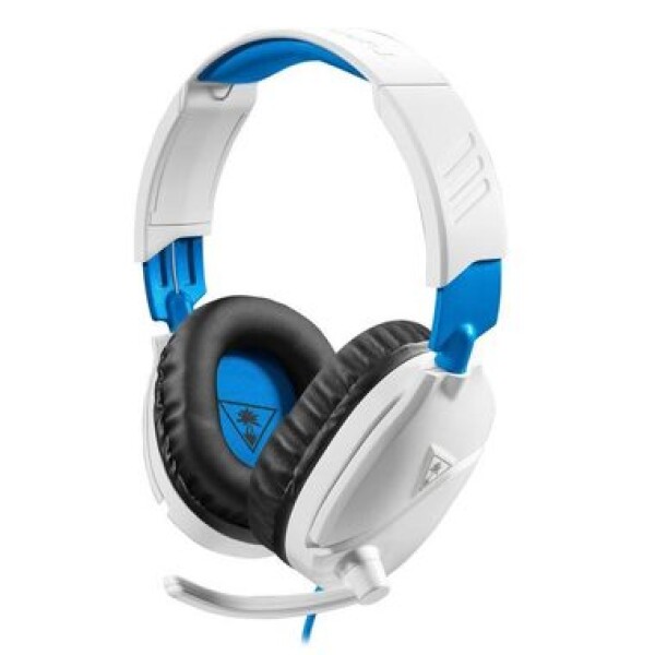 Turtle Beach RECON 70P bílá / herní sluchátka pro PS4 / 40mm měniče / 3.5 mm jack / mikrofon / ovladač hlasitosti (TBS-3455-02)