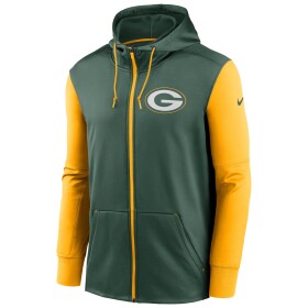 Nike Pánská bunda Green Bay Packers NFL Two-Tone Therma Full-Zip Hoodie Velikost: S