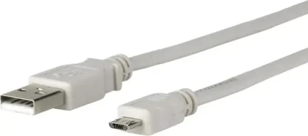 MicroConnect kabel USB2.0 A (M) - microUSB B (M) 5m šedá / 480Mbit/s (USBABMICRO5G)
