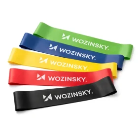 Wozinsky WGO-5 / Posilovací gumy / Latex / 5 ks