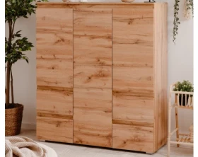 Vysoká komoda se zásuvkami Image 116 cm, medový dub