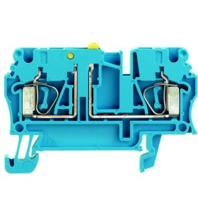 Weidmüller 8731710000 zkušební oddělovací řadová svorka pružinová svorka modrá 100 ks