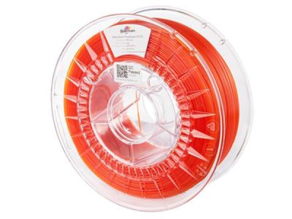 Filament Spectrum PCTG Premium 1,75 mm TRANSPARENT ORANGE 1 kg