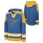 Outerstuff Dětská mikina St. Louis Blues NHL Ageless Must Have – Home Pullover Velikost: Dětské L (158 – 164)