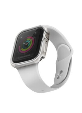 Uniq hliníkové pouzdro Valencia pro Apple Watch série 4/5 44 mm, stříbrná UNIQ-44MM-VALSIL