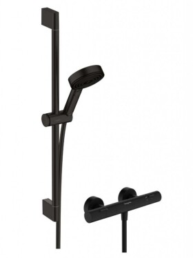 HANSGROHE - Pulsify Select S Sprchový set s termostatem, 3 proudy, EcoSmart, matná černá 24262670
