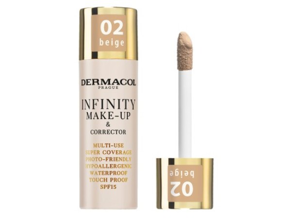 Dermacol Infinity Make-up a korektor 02 Beige 20 ml