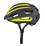 Cyklistická přilba TAKE-OFF, černá/žlutá fluo mat (pro obvod hlavy 58-61 cm)