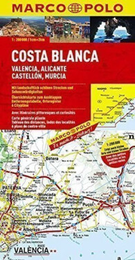 Španělsko - Costa Blanca/mapa