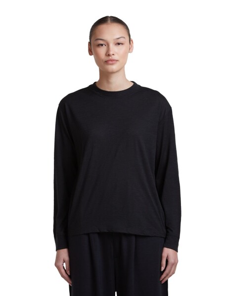 Dámské merino triko dlouhý rukáv ICEBREAKER Wmns Merino 150 Tech Lite LS Relaxed Tee, Black velikost: M