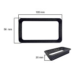 Cesil Cesil Pečicí perforované ráfky na obdélníkové tartaletky 11,3 x 7 cm (6 ks)