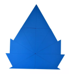 Moyo Montessori Moyo Montessori Krabička s modrými trojúhelníky