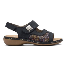 Sandály Rieker 65989-14 Materiál/-Syntetický,Látka/-Látka