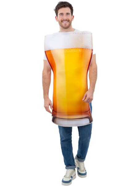 Kostým pivo půllitr pončo