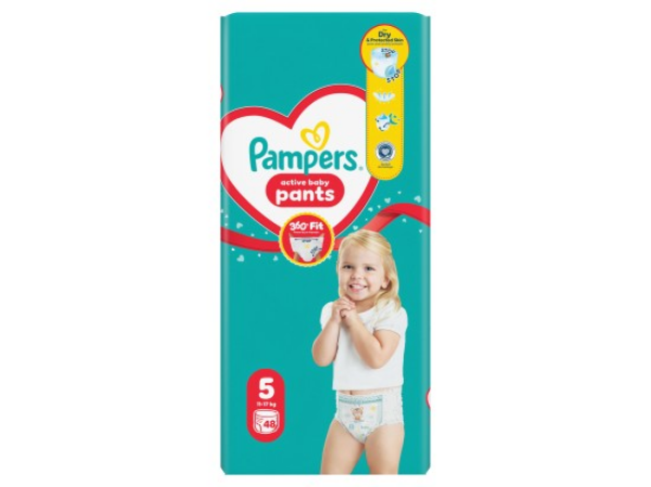 Pampers Active Baby Pants, vel. 5, 48 ks