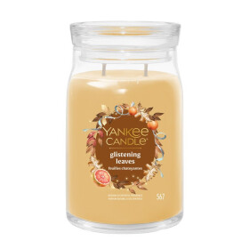 Yankee Candle Signature svíčka: Glistening Leaves 567g (2 knoty)