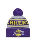 New Era Pánská zimní čepice Los Angeles Lakers NBA Pom Wordmark