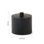 Gedy - BRENDA dóza na postavení, černá mat BR0314