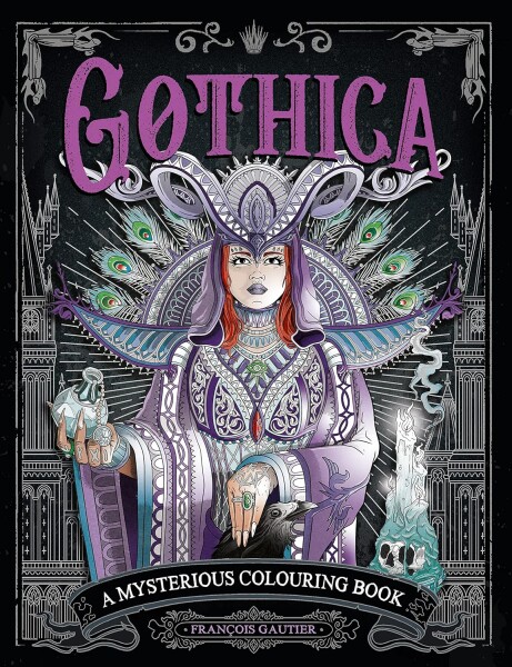 Gothica, hororové antistresové omalovánky, Francois Gautier
