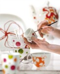 Pébéo Barva na porcelán a sklo Porcelaine 150 45 ml - bílá perleťová 56
