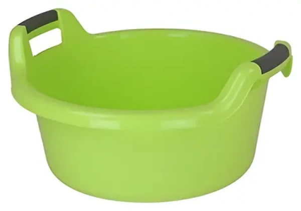 Curver Vanička kulatá s uchy 27 l zelená / Vanička / 51 x 51 x 20,5 cm (03306-Q30)