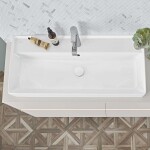 VILLEROY & BOCH - Collaro Umyvadlo nábytkové 100x47 cm, s přepadem, otvor pro baterii, CeramicPlus, alpská bílá 4A331GR1