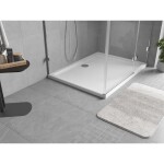 MEXEN - Flow sprchová vanička obdélníková slim 80 x 90, bílá lesk 46R108090