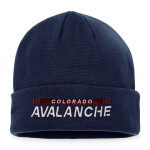 Fanatics Pánská Zimní Čepice Colorado Avalanche Authentic Pro Game & Train Cuffed Knit Athletic Navy